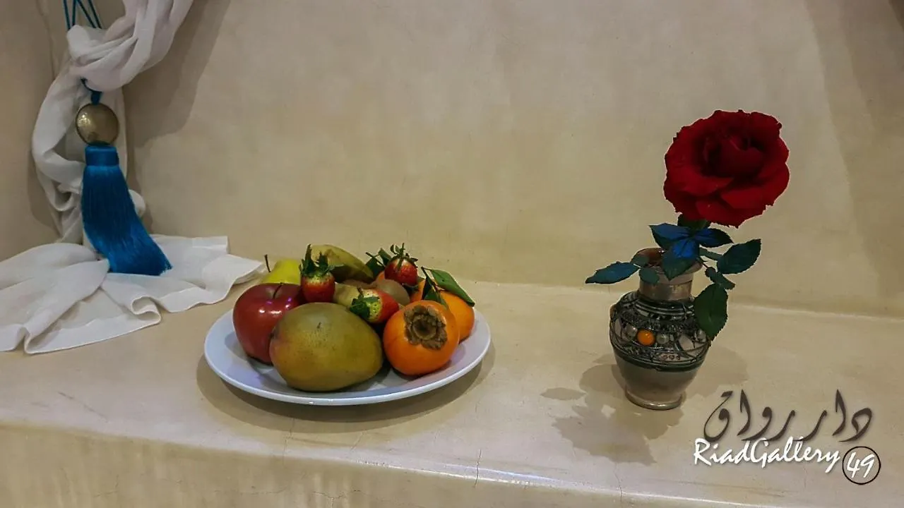 摩洛哥传统庭院住宅 马拉喀什 里亚德画廊49号庭院旅馆酒店
